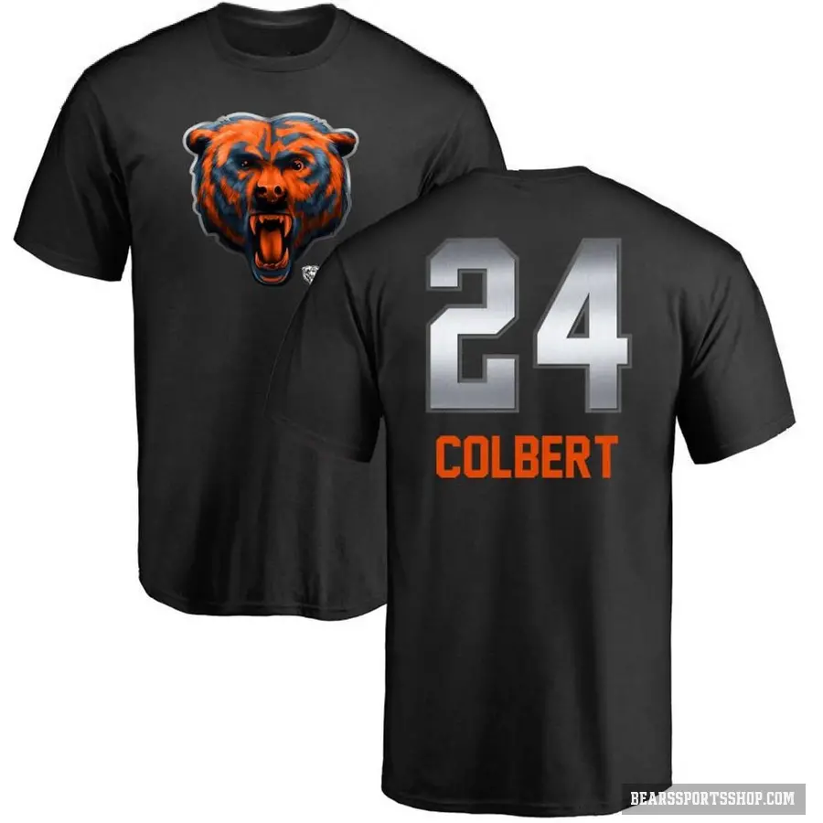 Youth ＃24 Adrian Colbert Chicago Bears Black Midnight Mascot T-Shirt